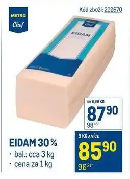 Makro Eidam 30 % nabídka