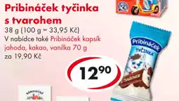CBA Pribináček tyčinka s tvarohem nabídka