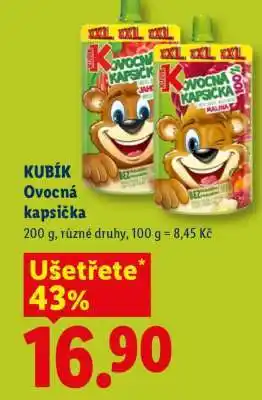 Lidl KUBÍK Ovocná kapsička nabídka