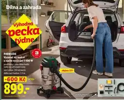 Lidl PARKSIDE Vysavač na mokré a suché vysávání 1400 W nabídka