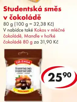 CBA Dr.ensa Studentská směs v čokoládě nabídka