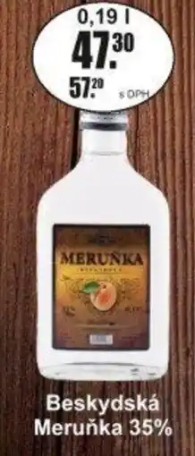 Adam Beskydská Meruňka 35% nabídka