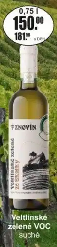 Adam Veltlínské zelené VOC suché nabídka