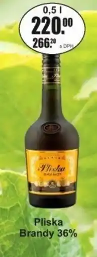 Adam Pliska Brandy 36% nabídka