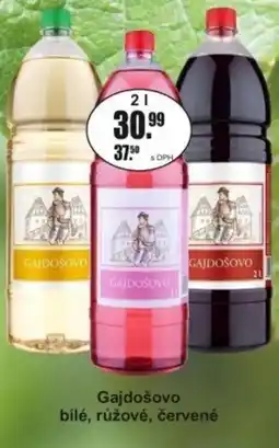 Adam Gajdošovo bílé, růžové, červené nabídka