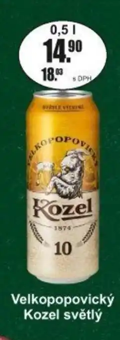 Adam Velkopopovický Kozel světlý nabídka