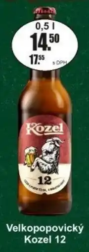Adam Velkopopovický Kozel 12 nabídka