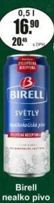 Adam Birell nealko pivo nabídka