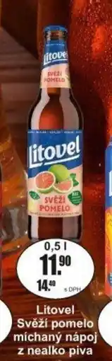 Adam Litovel Svěží pomelo míchaný nápoj z nealko piva nabídka