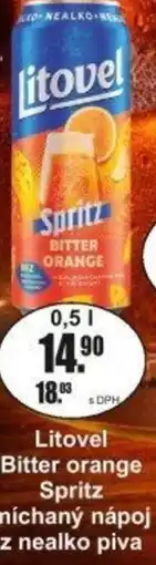 Adam Litovel Bitter orange Spritz míchaný nápoj z nealko piva nabídka