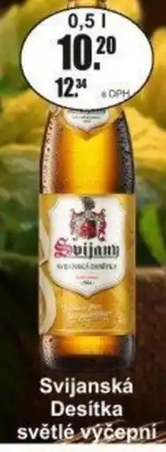 Adam Svijanská Desítka světlé výčepní nabídka