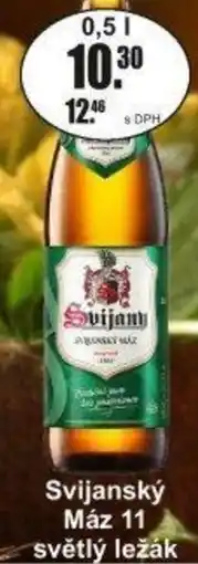 Adam Svijanský Máz 11 světlý ležák nabídka