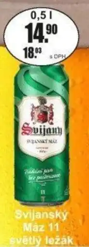 Adam Svijanský Máz 11 světlý ležák nabídka