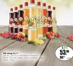 Adam YO sirup nabídka