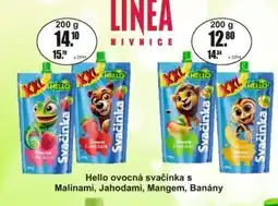 Adam Hello ovocná svačinka s Malinami, Jahodami, Mangem, Banány nabídka