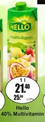 Adam Hello 40% Multivitamin nabídka