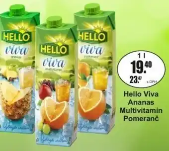 Adam Hello Viva Ananas Multivitamin Pomeranč nabídka