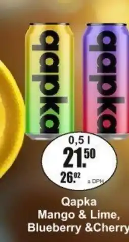 Adam Qapka Mango & Lime, Blueberry &Cherry nabídka