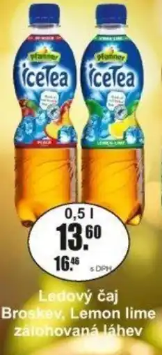 Adam Ledový čaj Broskev, Lemon lime zálohovaná láhev nabídka