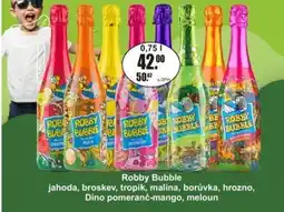 Adam Robby Bubble jahoda, broskev, tropik, malina, borůvka, hrozno, Dino pomeranč-mango, meloun nabídka