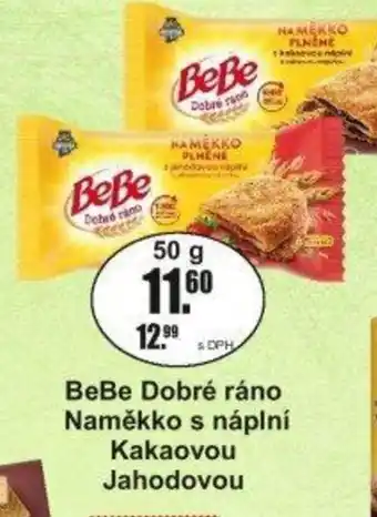 Adam BeBe Dobré ráno Naměkko s náplní Kakaovou Jahodovou nabídka