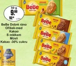Adam BeBe Dobré ráno Oříšek-med Kakao S mlékem Müsli Kakao -30% cukru nabídka