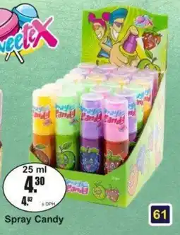 Adam Spray Candy nabídka