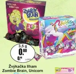 Adam Žvýkačka Ilham Zombie Brain, Unicorn nabídka