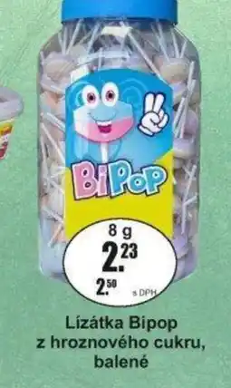 Adam Lízátka Bipop z hroznového cukru, balené nabídka
