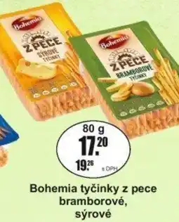 Adam Bohemia tyčinky z pece bramborové, sýrové nabídka