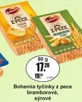 Adam Bohemia tyčinky z pece bramborové, sýrové nabídka