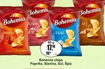 Adam Bohemia chips Paprika, Slanina, Sůl, Špíz nabídka