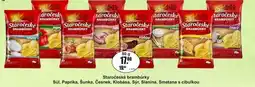 Adam Staročeské brambůrky Sůl, Paprika, Šunka, Česnek, Klobása, Sýr, Slanina, Smetana s cibulkou nabídka