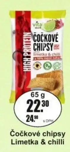 Adam Čočkové chipsy Limetka & chilli nabídka