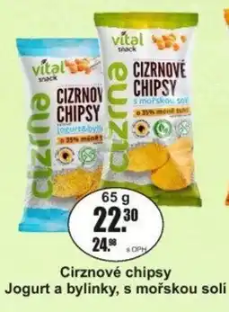 Adam Cirznové chipsy Jogurt a bylinky, s mořskou solí nabídka