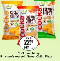 Adam Čočkové chipsy s mořskou solí, Sweet Chilli, Pizza nabídka
