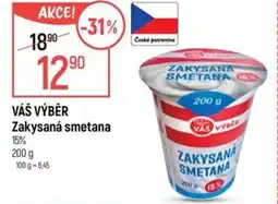 Globus VÁŠ VÝBĚR Zakysaná smetana nabídka
