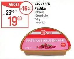 Globus VÁŠ VÝBĚR Paštika nabídka