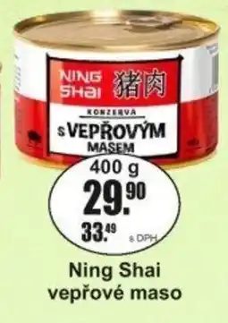 Adam Ning Shai vepřové maso nabídka