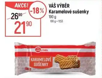 Globus VÁŠ VÝBĚR Karamelové sušenky nabídka