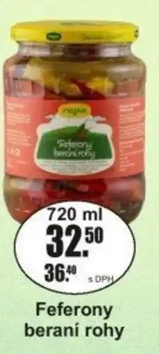 Adam Feferony beraní rohy nabídka