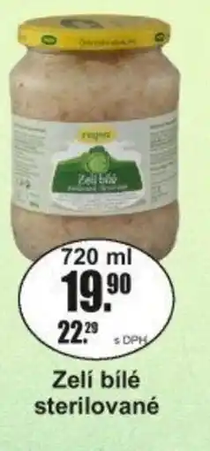 Adam Zelí bílé sterilované nabídka