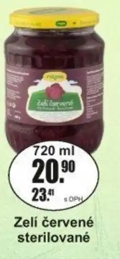 Adam Zelí červené sterilované nabídka