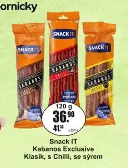 Adam Snack IT Kabanos Exclusive Klasik, s Chilli, se sýrem nabídka