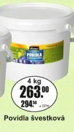 Adam Povidla švestková nabídka