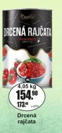 Adam Drcená rajčata nabídka