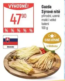 Globus Gazda sýrové nitě nabídka
