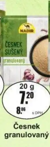 Adam Nadir Česnek granulovaný nabídka