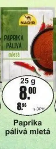Adam Nadir Paprika pálivá mletá nabídka