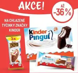 Globus Na chlazené tyčinky značky kinder nabídka